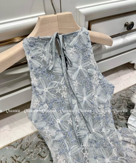 Floral Embroidery Dress