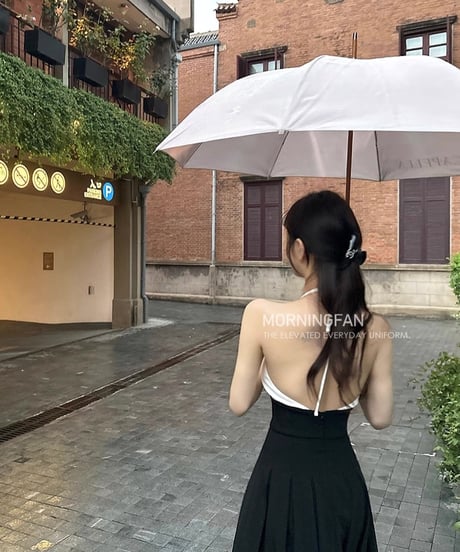 Contrast Dress