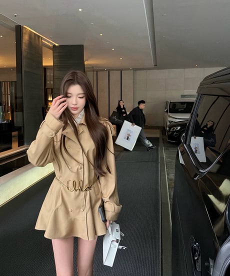 Toffee Trench Coat