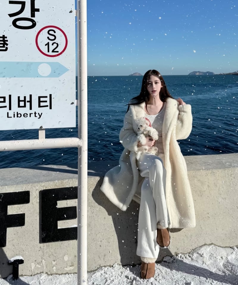 glance tokyo テディベアコート Teddy Bear Fur Coat | glancetokyo