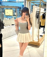 Suspender Pleated Skirt OP