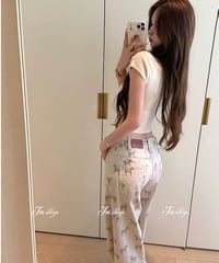 Pony Wash Jacquard Jeans