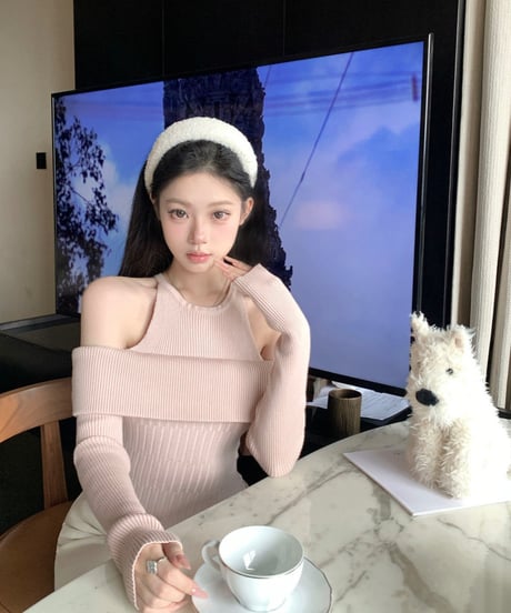 Fake 2piece Offshoulder