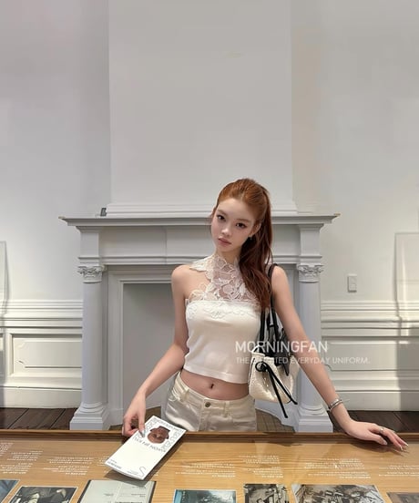 Lace Halter Neck Tops