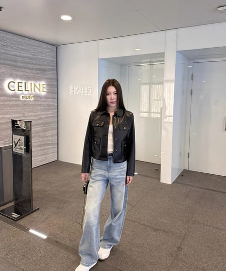 Feminine PU Leather Jacket