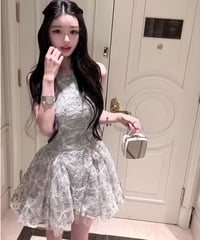 Floral Embroidery Dress