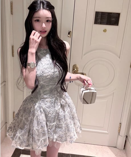 Floral Embroidery Dress