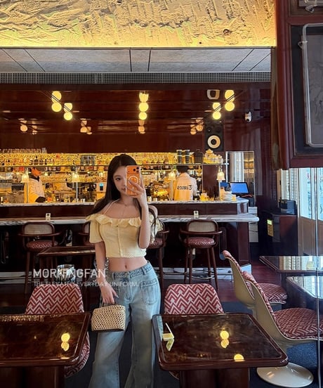 Pocket Stitch Denim Pants