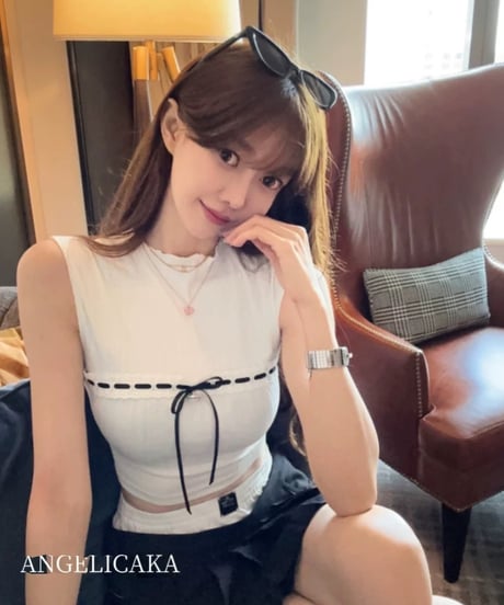 Ribbon Sleeveless Vest