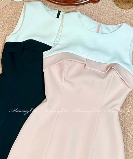 Classic Bi-color Dress