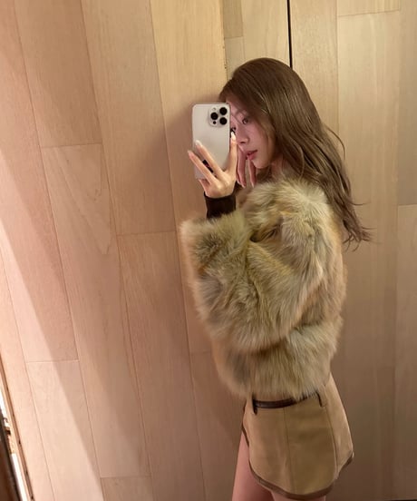 Suède Fake 2piece Skirt