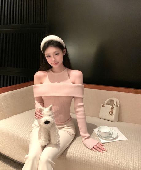 Fake 2piece Offshoulder