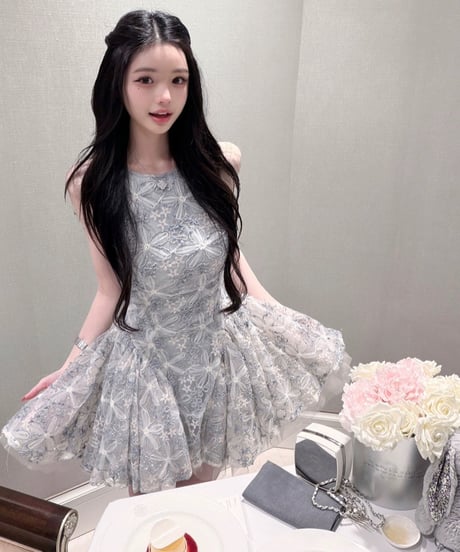 Floral Embroidery Dress