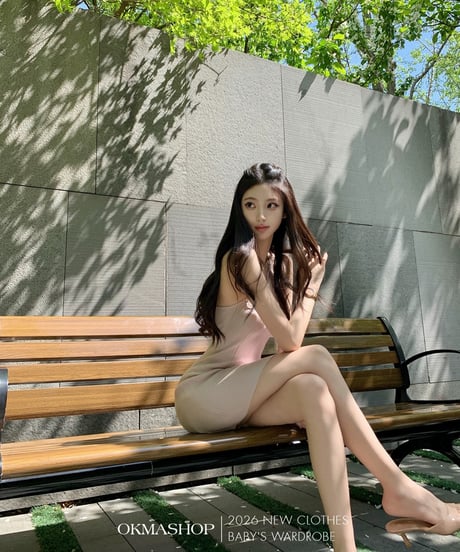 One shoulder Knit OP