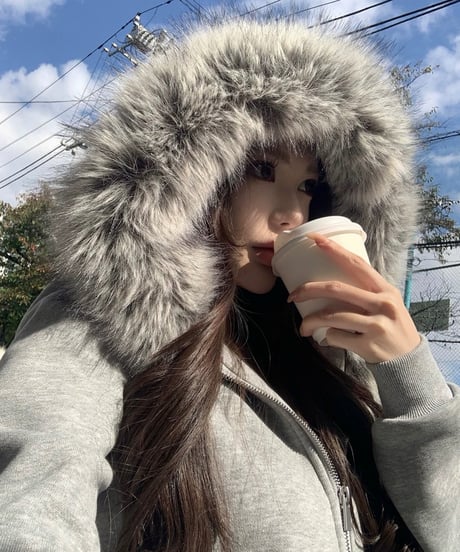 Fur Hoodie Sweat Setup