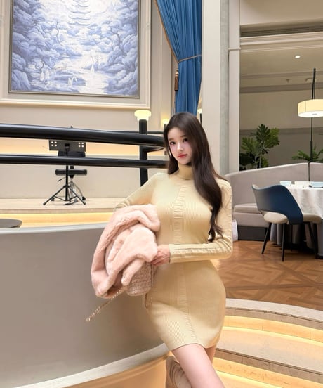 Emboss Knit OP