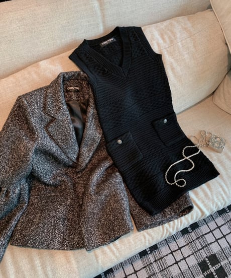 No Sleeve Knit OP