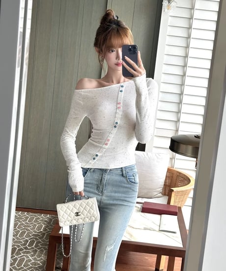 Iregular Button Tops