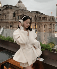 Faux Mink Velvet Coat