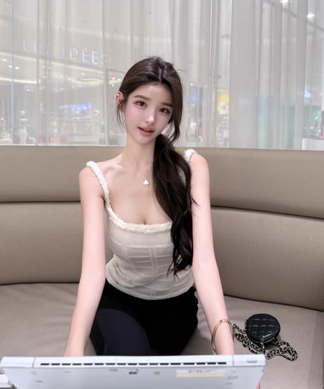 Elegant Webbing Knit Vest