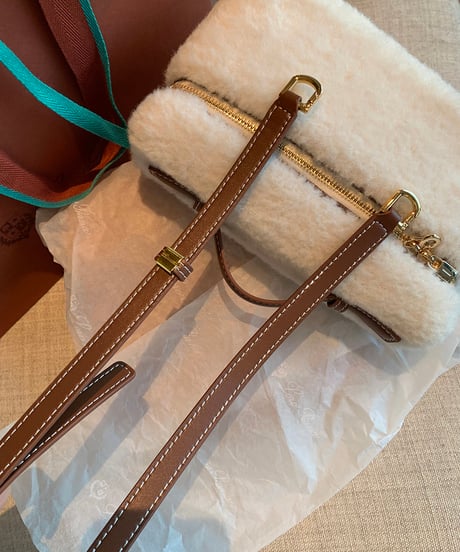 Leather Fur Lunch Box Bag