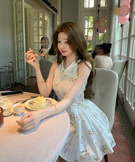 Rose Waist Tie Dress