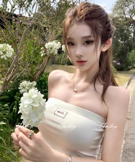 Flower Bandeau Top