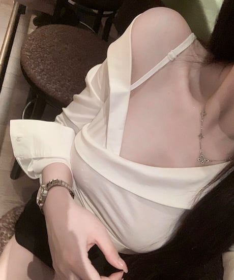 One Shoulder Strap Shirt