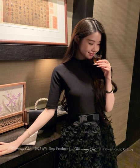 Banquet Rose Skirt Dress