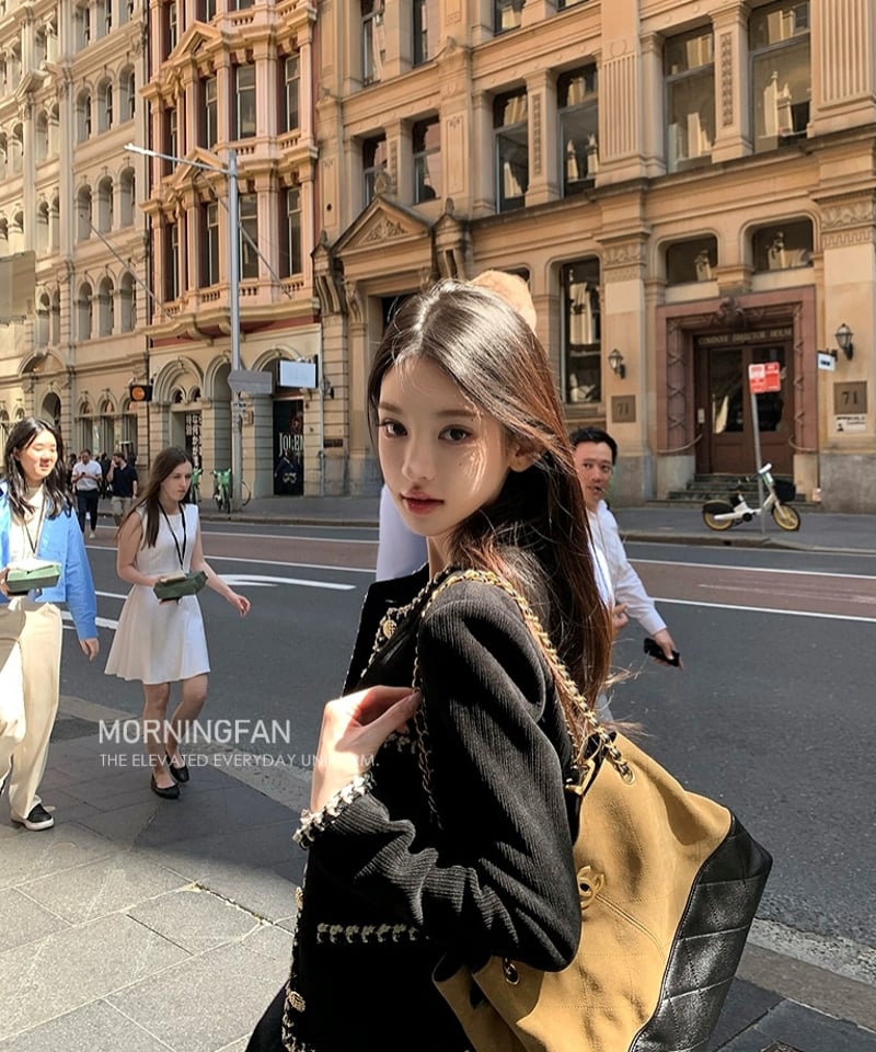 JIEDA TWEED ZIP KNI【美品】 JIEDA TWEED ZIP KNI【美品】 JIEDA TWEED ZIP KNIT