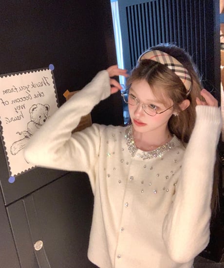 Jewelry Knit Cardigan
