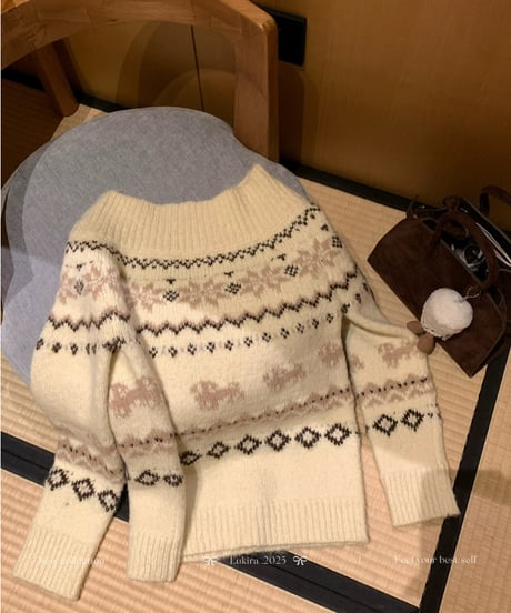 Canadian Knit Sweater【※在庫あり5日以内配送】