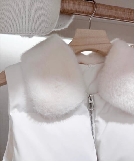 White Vest Down Jacket