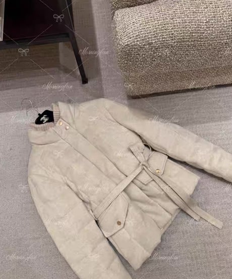 Quilting Wool Down Jacket【White】