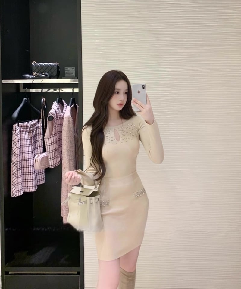 Bijou Knit OP | glancetokyo