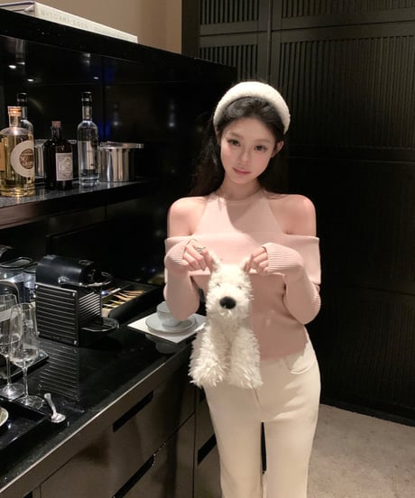 Fake 2piece Offshoulder
