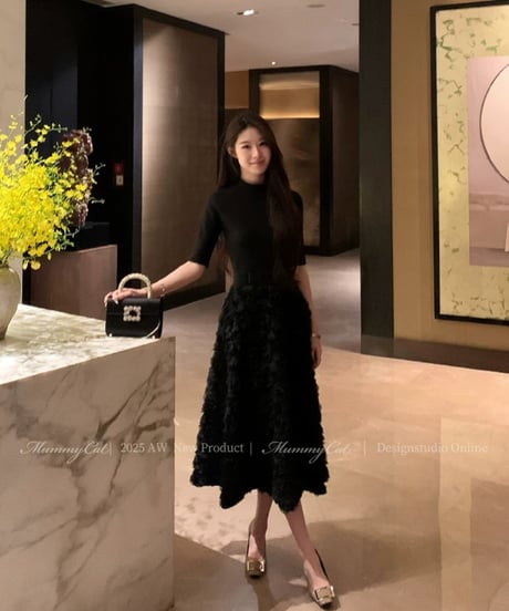 Banquet Rose Skirt Dress