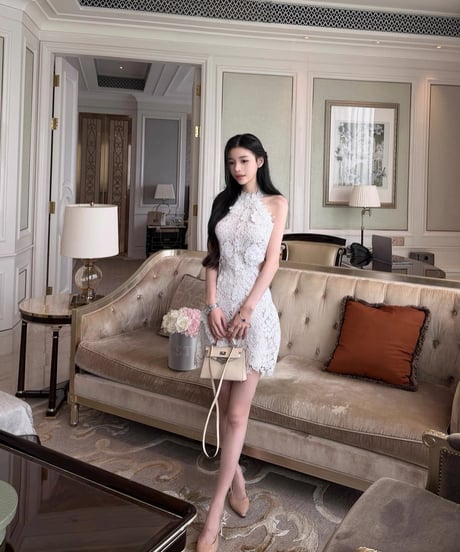 Three Dimensional Floral Dress