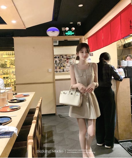 Square Neck  Workwear Dress