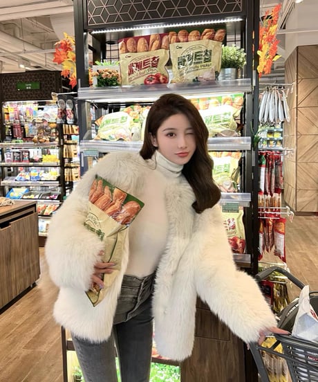 Bi-color Fur Jacket