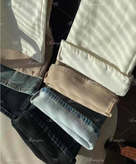 High-Waist Belt Flare Denim Pants【ロング丈】【ベルト付き】