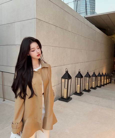Toffee Trench Coat