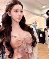 Retro Jacquard Frill Camisole