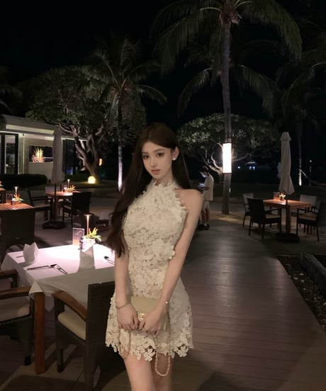 Three Dimensional Floral Dress