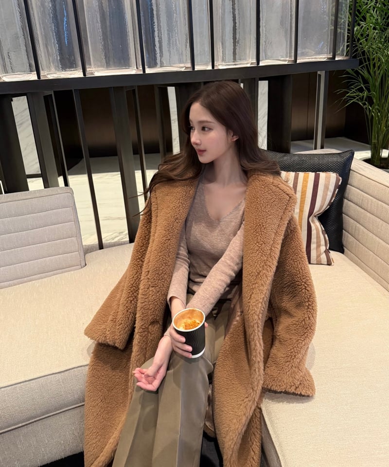 Teddy Bear Fur Coat | glancetokyo