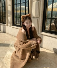 Teddy Bear Fur Coat【Brown】