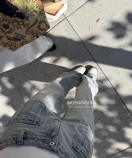 Pocket Stitch Denim Pants
