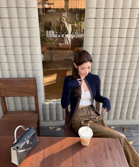 Suède Zip Knit Sweater