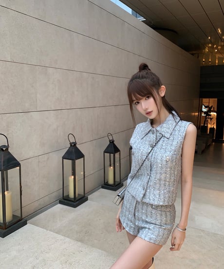 【※在庫あり3-5日後配送】Silver Sequins Setup