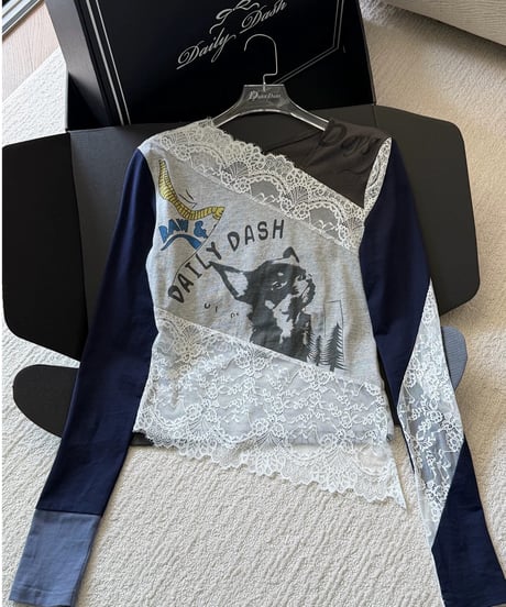 Lace Patchwork Long Sleeves
